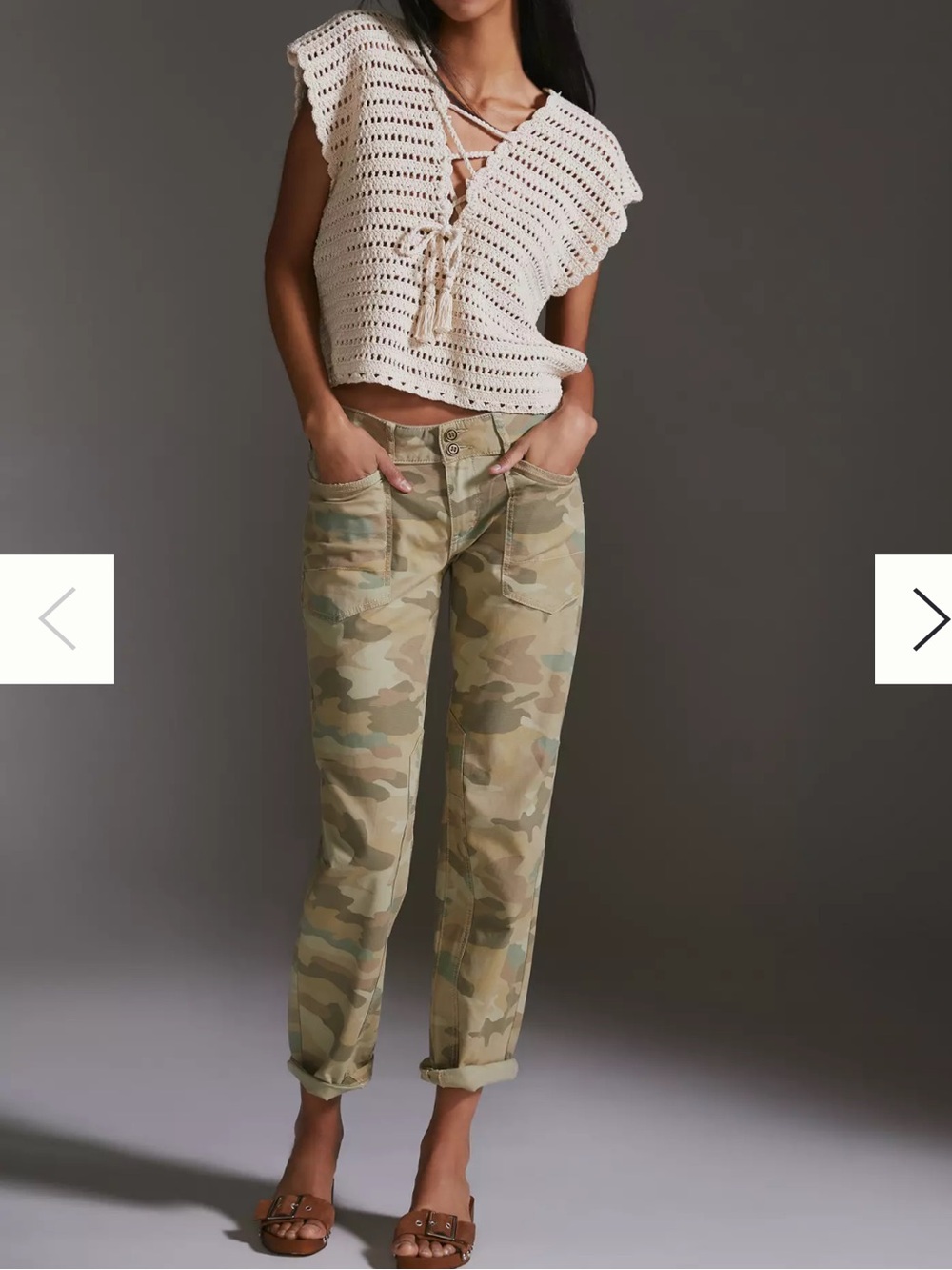 Pilcro Women’s The Wanderer Camo Pants from Anthropologie. Size 30